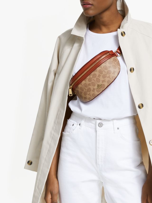 Coach signature waist online bag