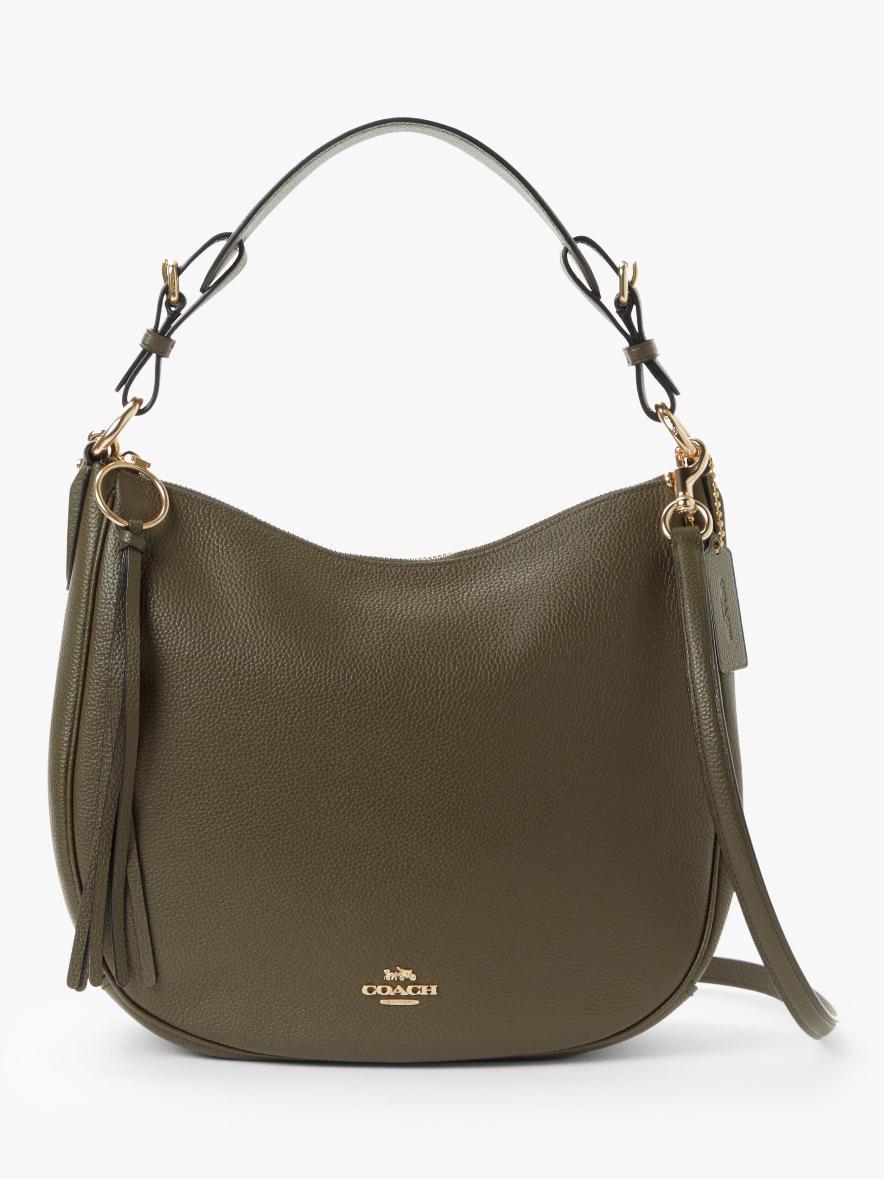 Coach Sutton Pebbled Leather Hobo Bag at John Lewis & Partners