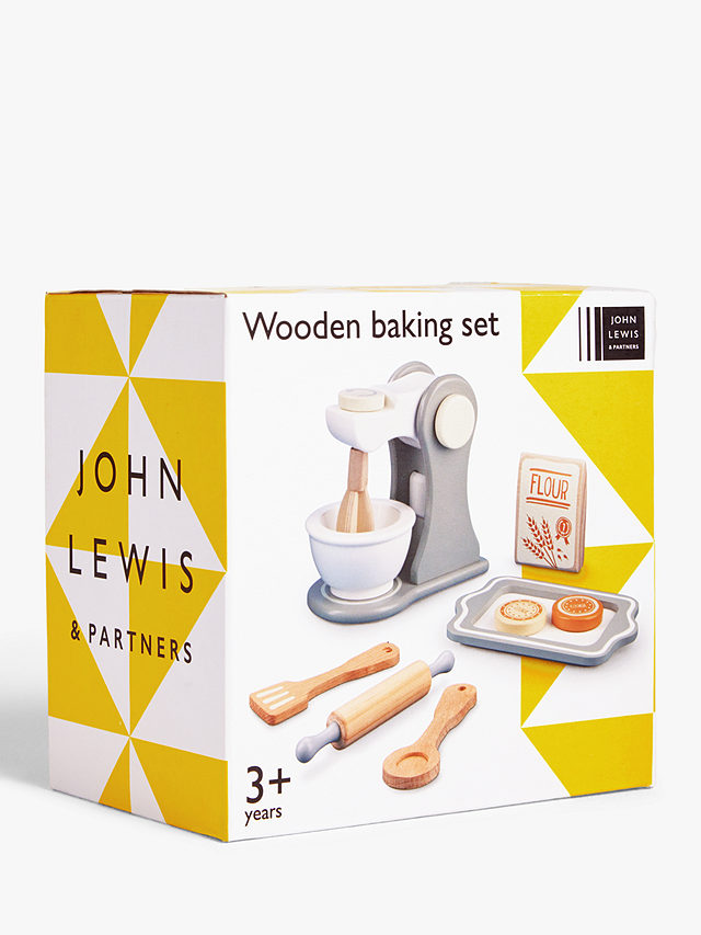 John Lewis Wooden Baking Set