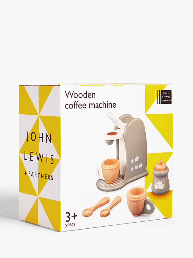 John Lewis Wooden Coffee Machine
