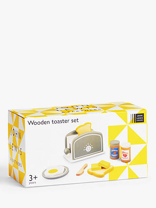 John Lewis & Partners Wooden Toaster