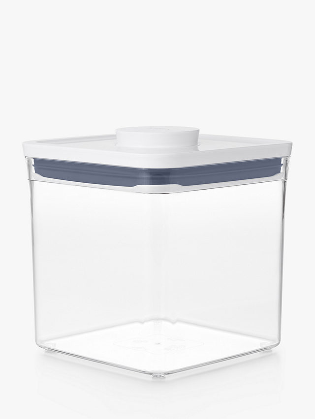 OXO POP Square Large Kitchen Storage Container, 2.6L, Clear