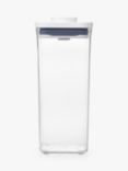 OXO POP Square Medium Kitchen Storage Container, 1.6L, Clear