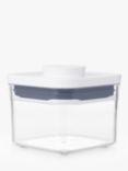 OXO POP Square Small Kitchen Storage Container, 400ml, Clear
