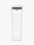 OXO POP Mini Square Medium Kitchen Storage Container, 800ml, Clear