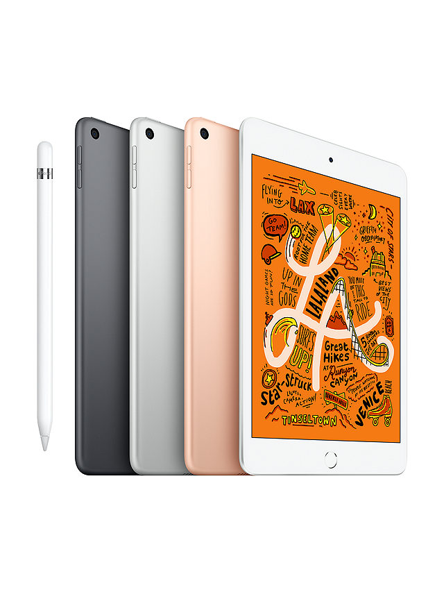 2019 Apple iPad mini, Apple A12, iOS, 7.9", Wi-Fi, 256GB, Silver