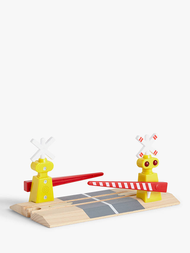 Wooden Train Track Level Crossing, Is John Lewis Wooden Train Set Compatible With Brio