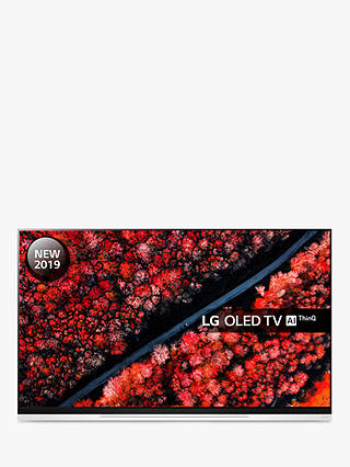 LG OLED55E9PLA (2019) OLED HDR 4K Ultra HD Smart TV, 55" with Freeview Play/Freesat HD, Picture-On-Glass Design & Dolby Atmos, Ultra HD Certified, Black