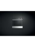 Fisher & Paykel Series 5 OB60SD7PX1 Built In Electric Self Cleaning Single Oven, Black/Stainless Steel