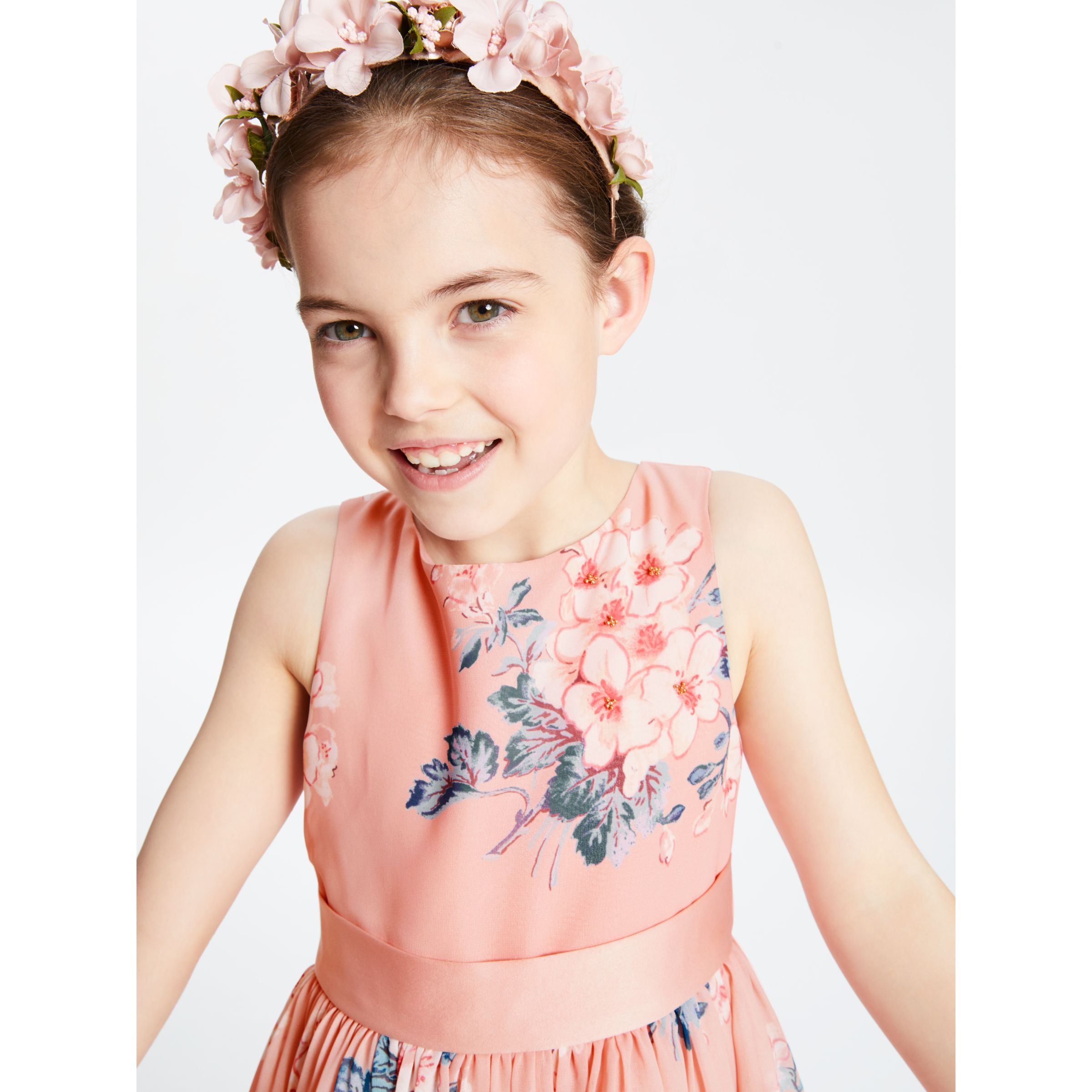 John Lewis & Partners Heirloom Collection Children's Flower Crown, Pink