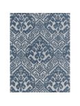 John Lewis & Partners Mateo Made to Measure Curtains or Roman Blind, Indian Blue