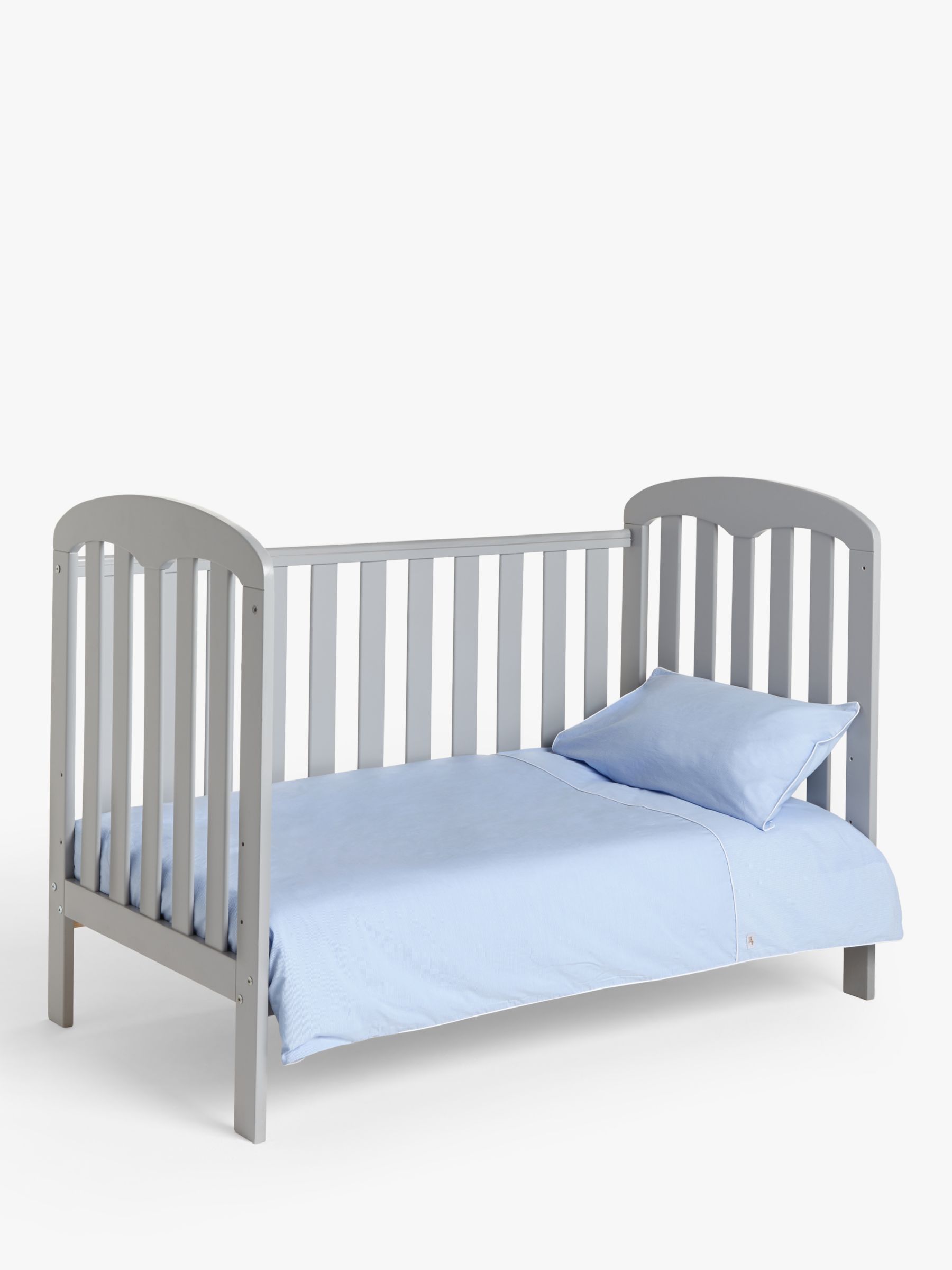 John Lewis Partners Classic Stripe Cotbed Duvet Cover And