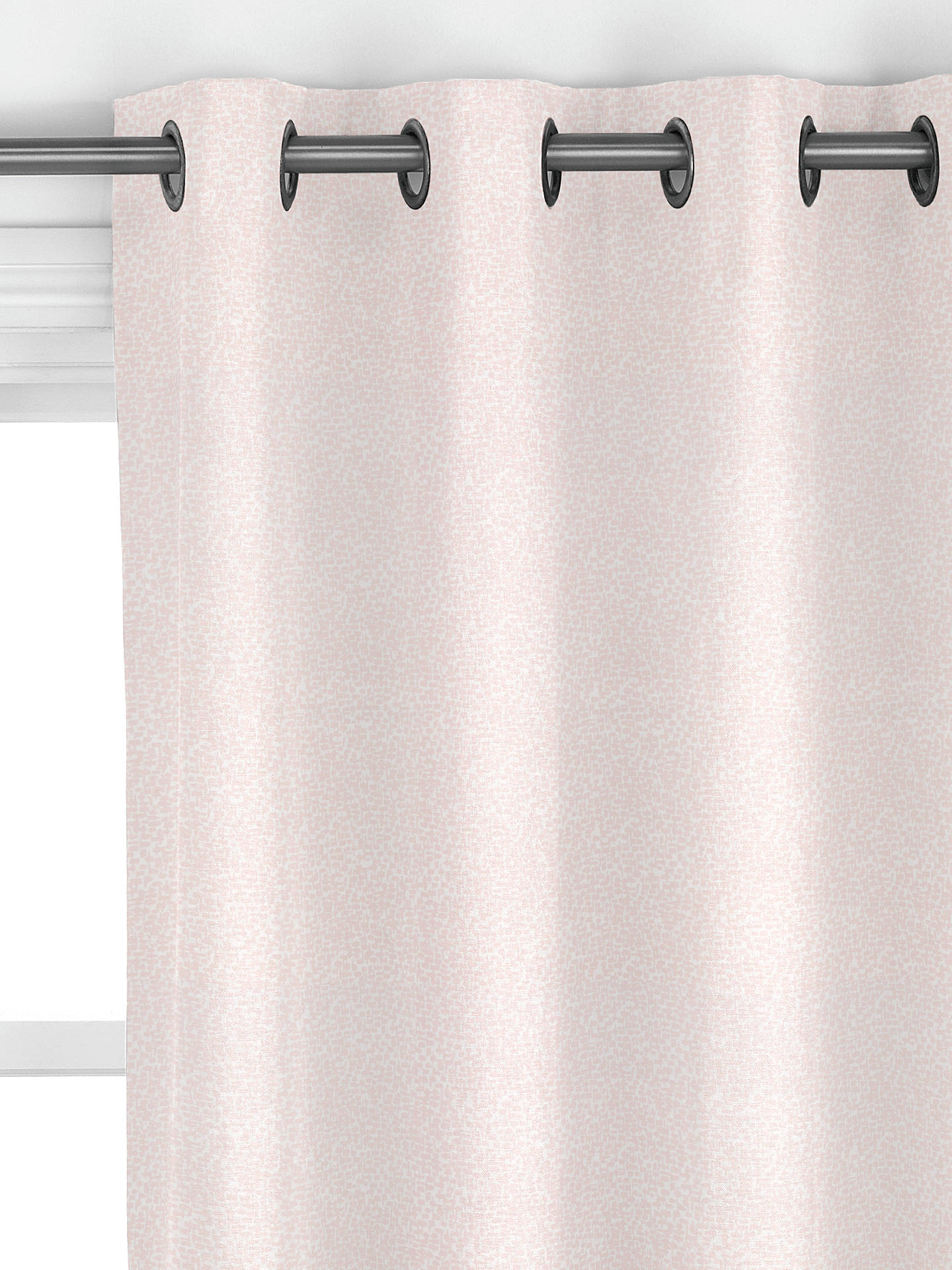 John Lewis Yin Made to Measure Curtains, Soft Pink
