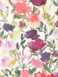 John Lewis & Partners Bloom Made to Measure Curtains or Roman Blind, Pink