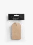 John Lewis Kraft Luggage Gift Tags, Pack of 20