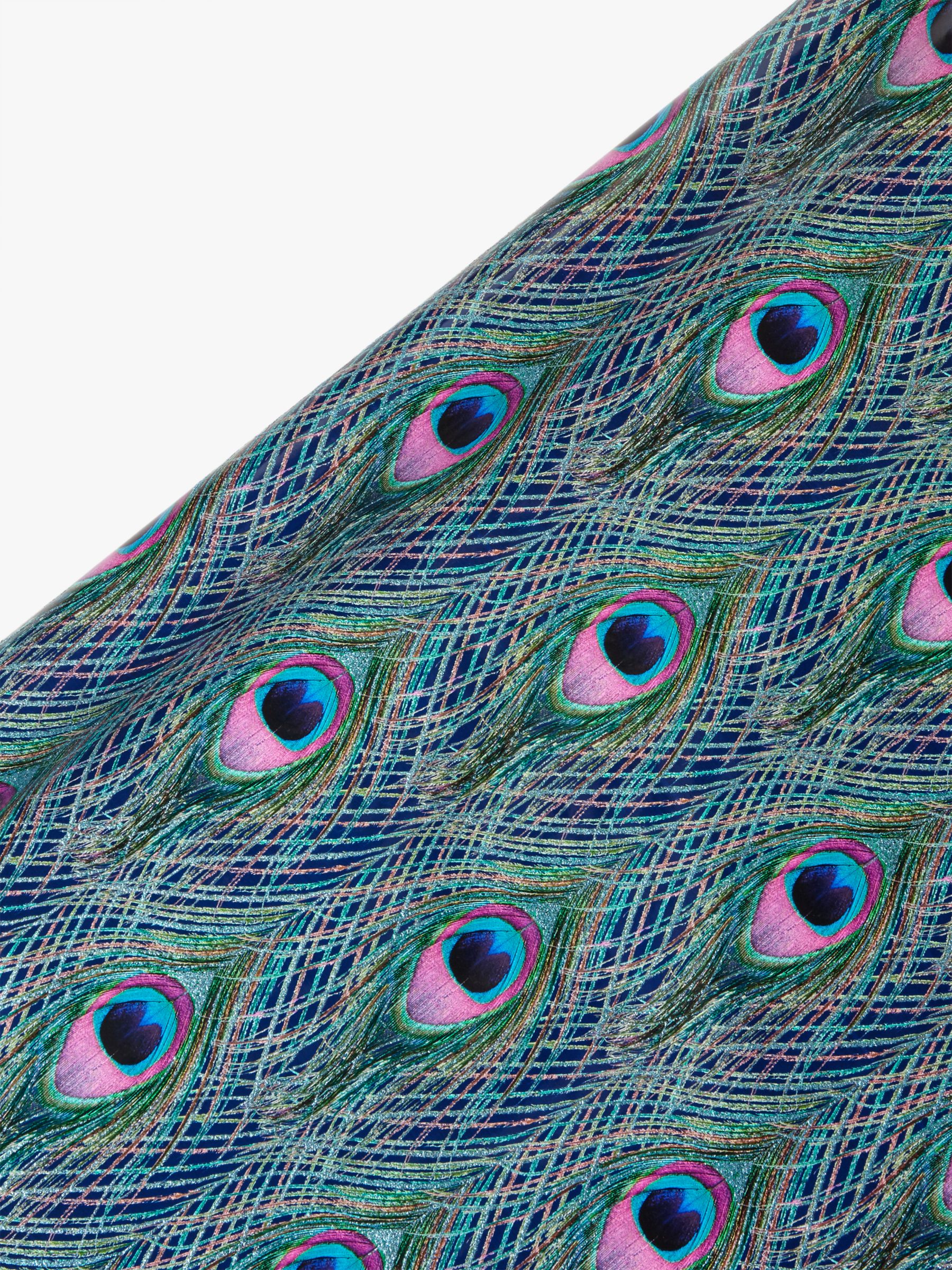 peacock wrapping paper