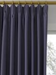 John Lewis Cotton Blend Made to Measure Curtains or Roman Blind, Navy