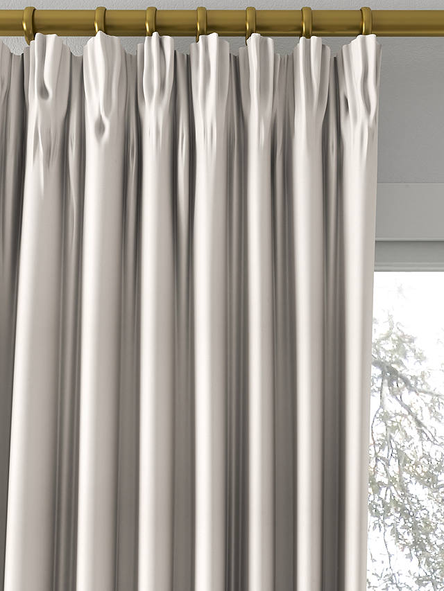 John Lewis Cotton Blend Made To Measure Curtains Or Roman Blind Lily