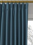 John Lewis Cotton Blend Made to Measure Curtains or Roman Blind, Kingfisher