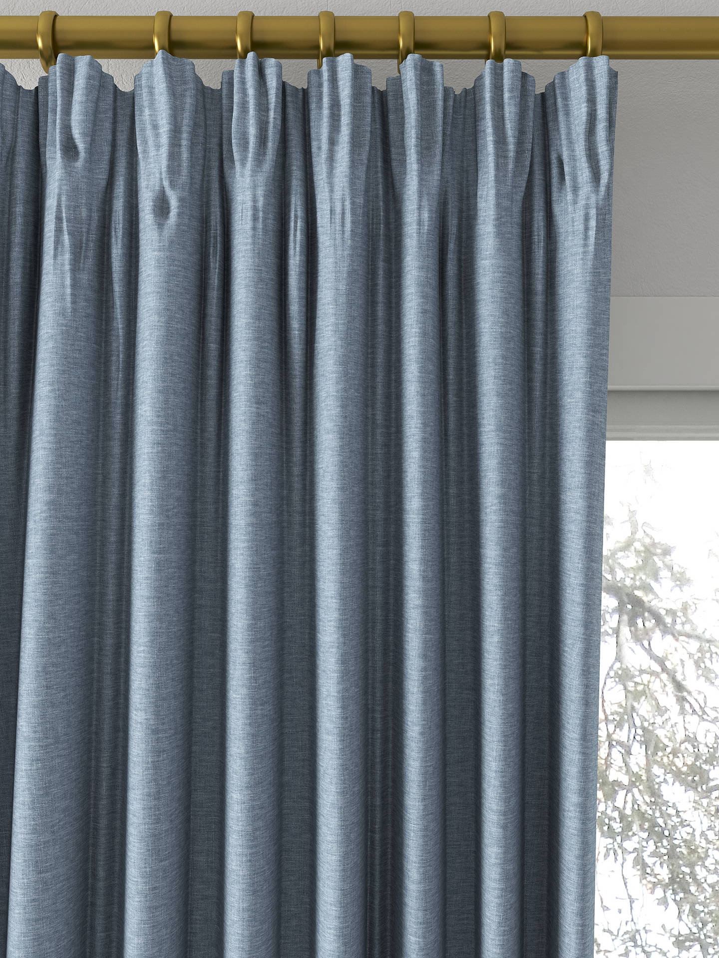 John Lewis Cotton Blend Made to Measure Curtains, Thistle