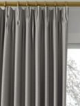 John Lewis Cotton Blend Made to Measure Curtains or Roman Blind, Steel