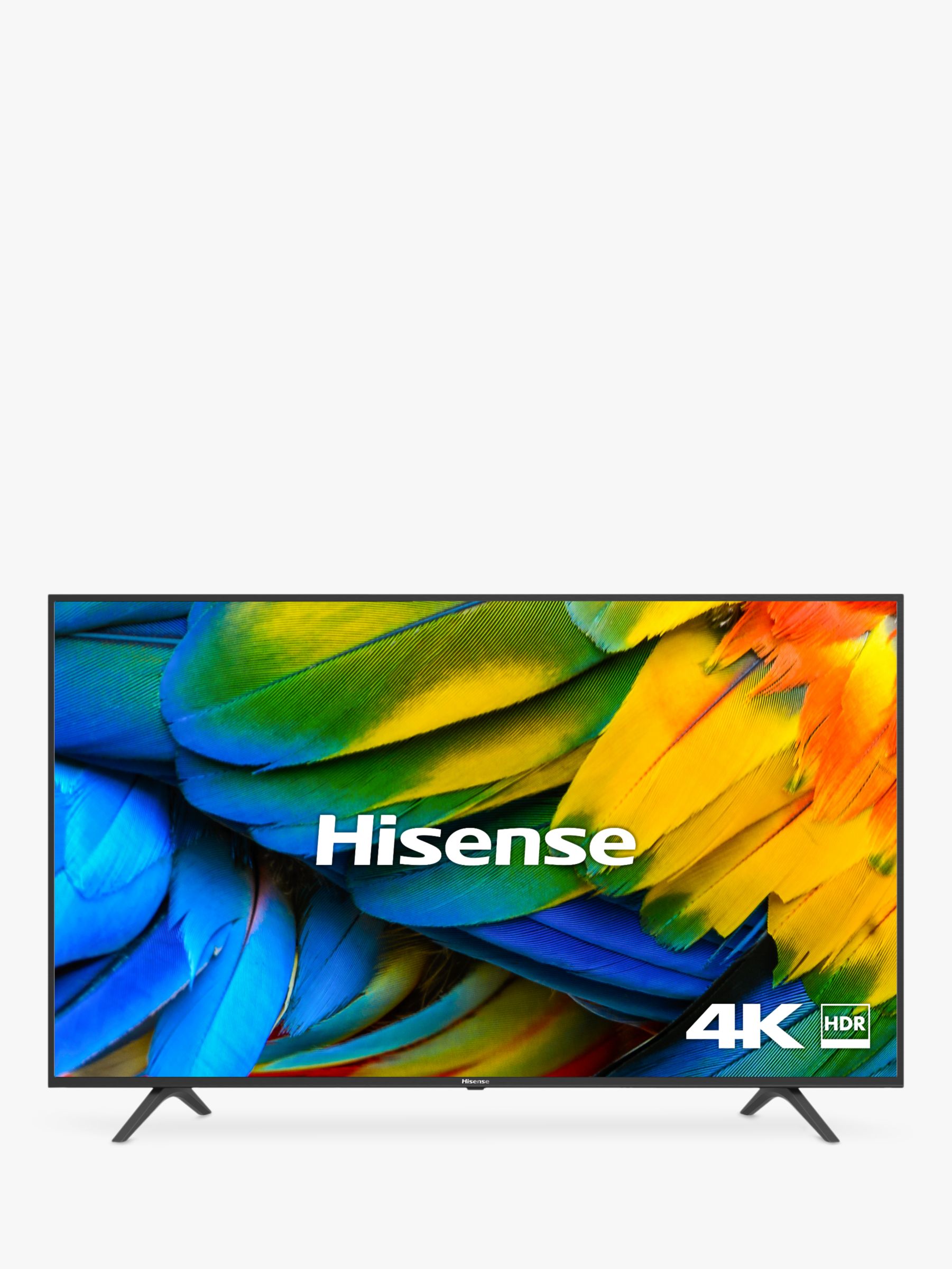 Hisense H50B7100UK (2019) LED HDR 4K Ultra HD Smart TV, 50&quot; with Freeview Play, Black at John ...