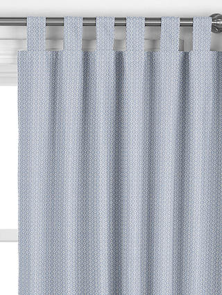 Partners Loha Made To Measure Curtains, Steel Blue Curtains