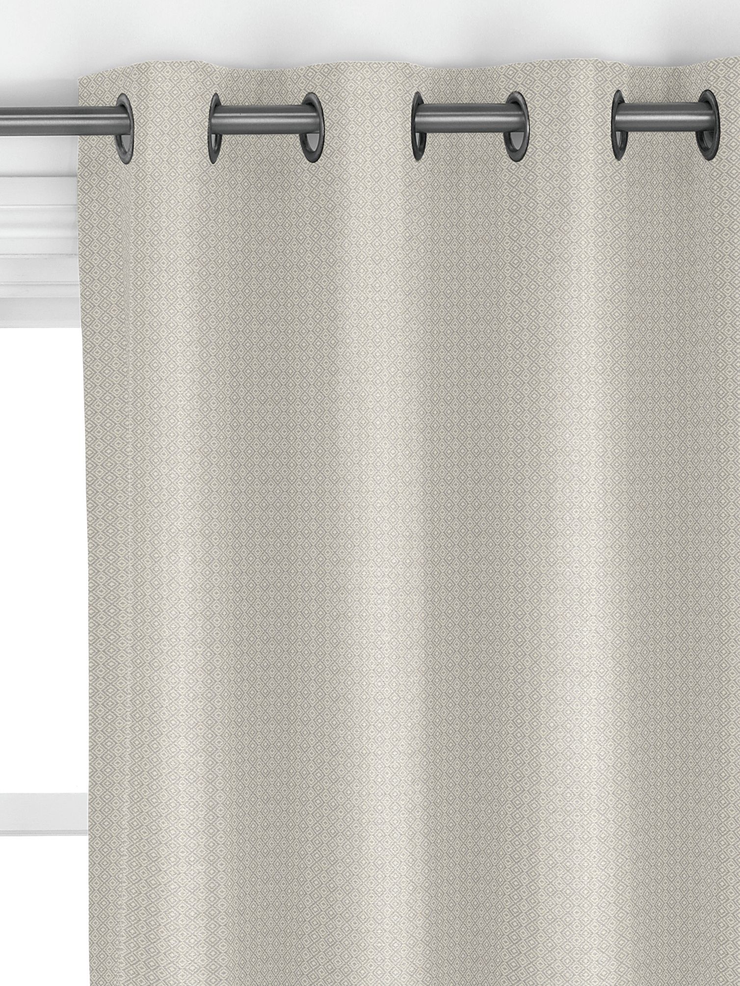 John Lewis & Partners Loha Made to Measure Curtains or Roman Blind, Grey