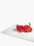 John Lewis ANYDAY Polypropylene Plastic Chopping Board, White