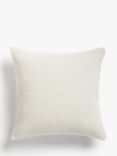 John Lewis Wool Blend Boucle Cushion, Marshmallow