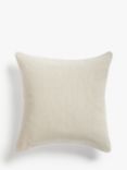 John Lewis Wool Blend Boucle Cushion, Marshmallow