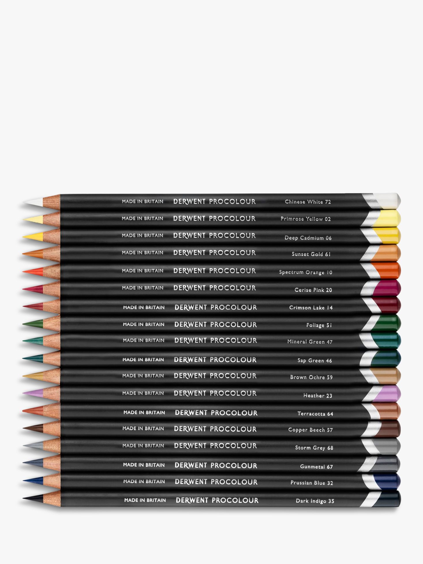 Derwent Procolour Pencils, Pencils