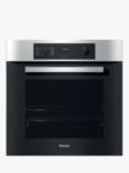 Miele H2265-1BP Built In Electric Self Cleaning Single Oven, Clean Steel