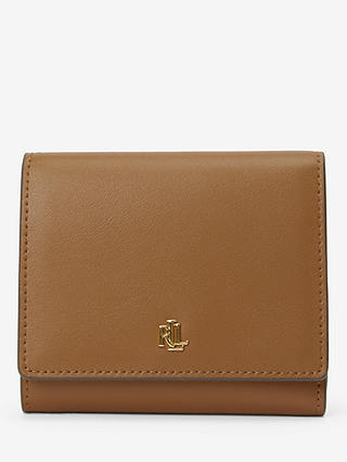 Lauren Ralph Lauren Dryden Compact Leather Wallet, Tan