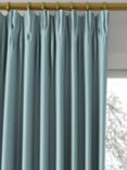 John Lewis Textured Twill Made to Measure Curtains or Roman Blind, Eucalyptus