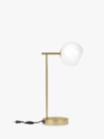 west elm Staggered Glass Table Lamp, Brass