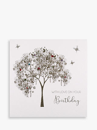Five Dollar Shake Trees & Butterflies Birthday Card
