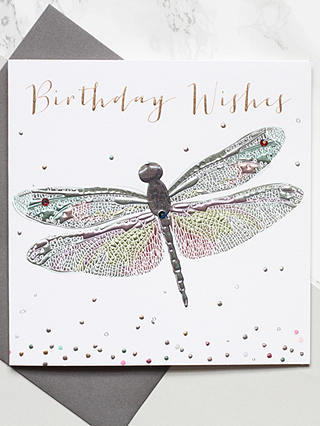 Belly Button Designs Dragonfly Birthday Card