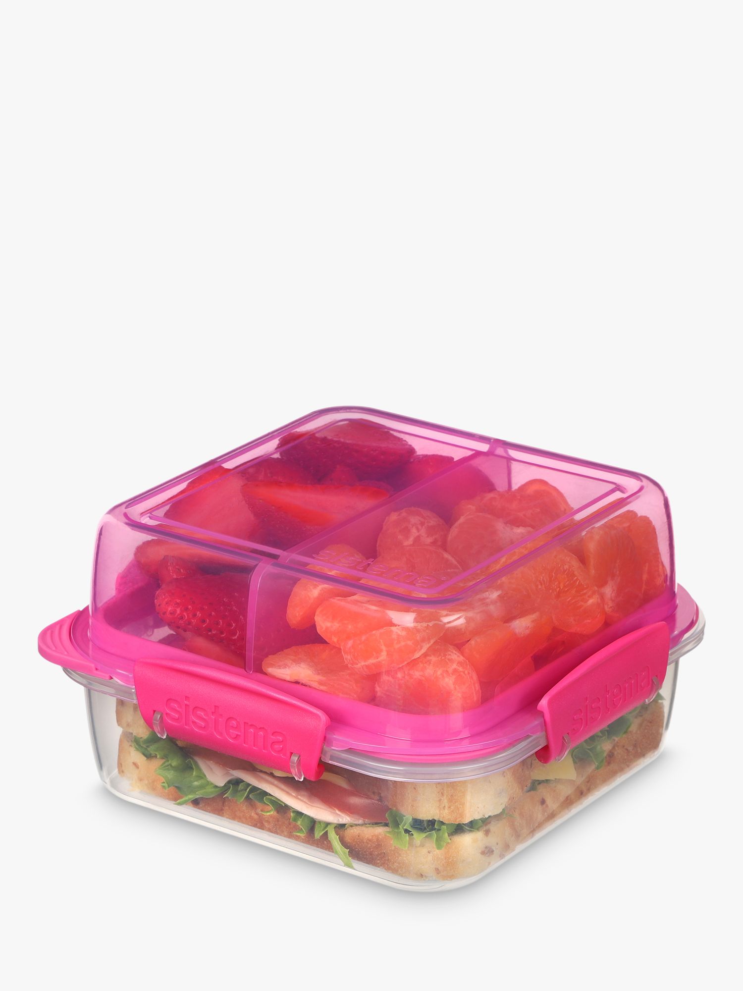 Sistema To Go Lunch Stack Square Assorted Each