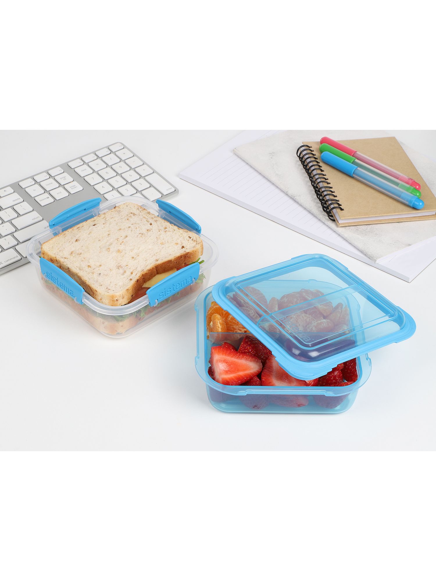 Sistema Stackable Lunch Box, 1.2L, Assorted