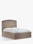 John Lewis Rouen Ottoman Storage Upholstered Bed Frame, Double, Soft Touch Chenille Mole