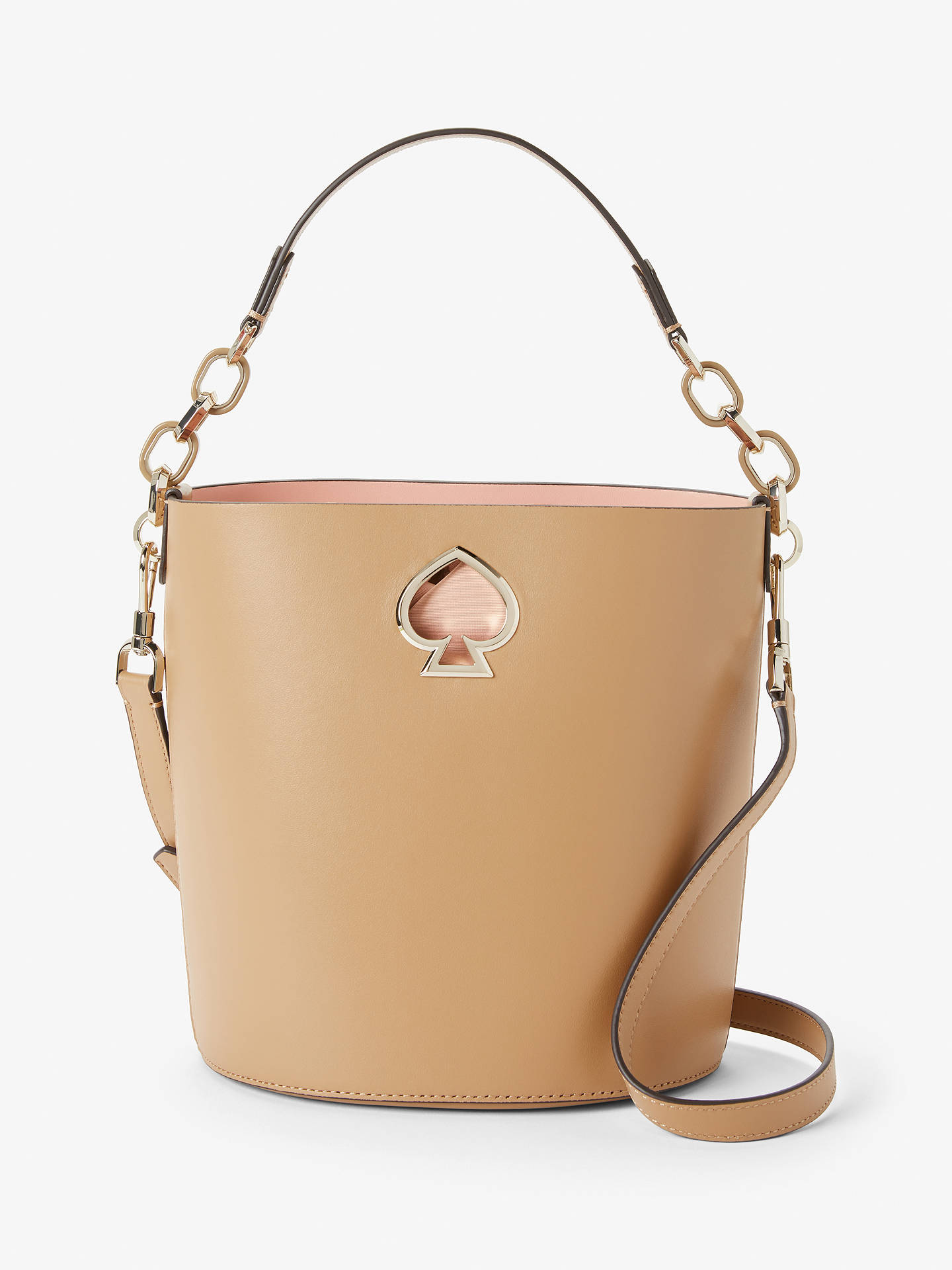 kate spade new york Suzy Small Leather Bucket Bag at John Lewis & Partners