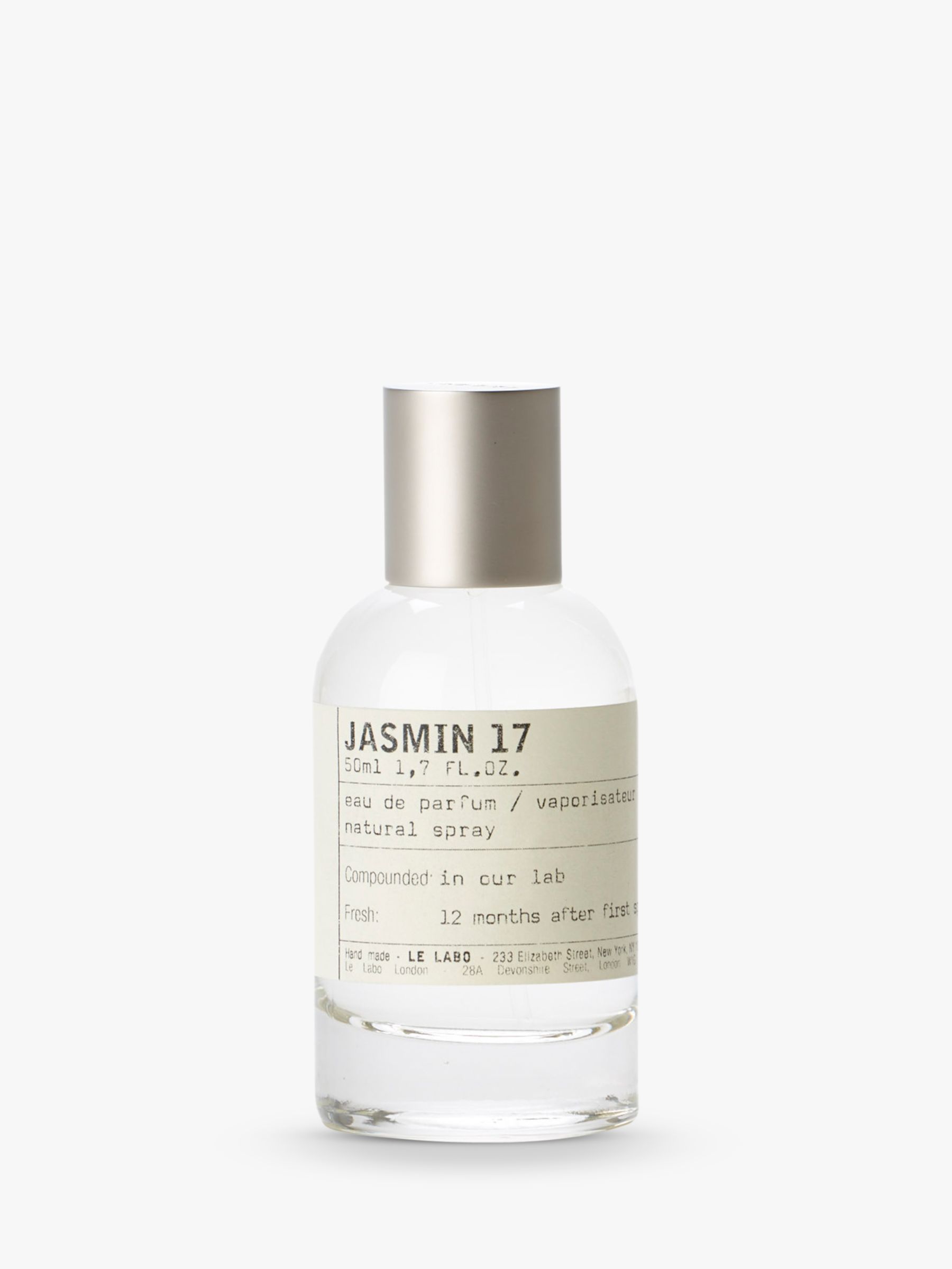 Le Labo Jasmin 17 Eau de Parfum, 50ml at John Lewis & Partners