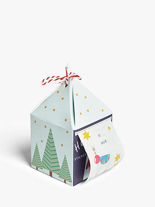 John Lewis & Partners ABC Christmas Sticker Box