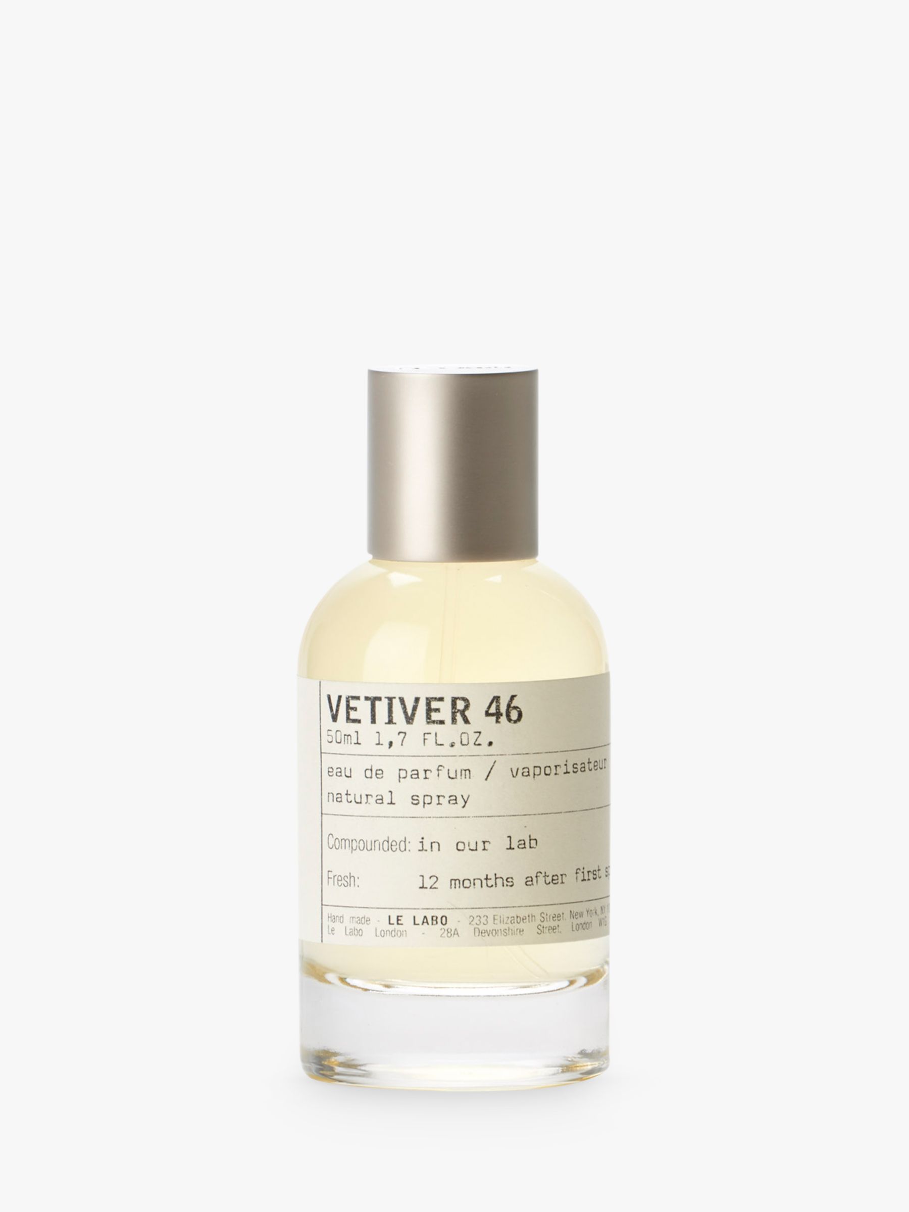 Le Labo Vetiver 46 Eau de Parfum, 50ml at John Lewis & Partners
