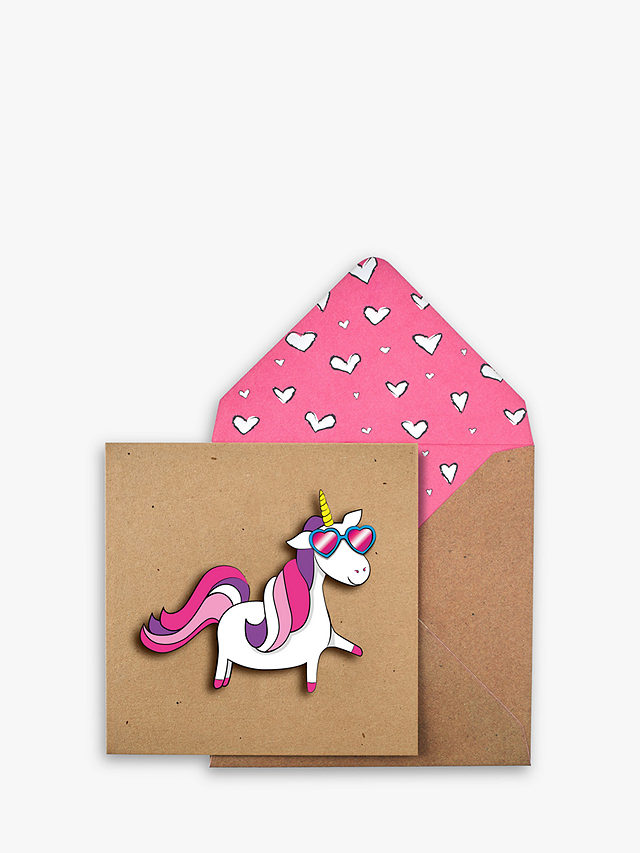 Tache Crafts Unicorn Birthday Card