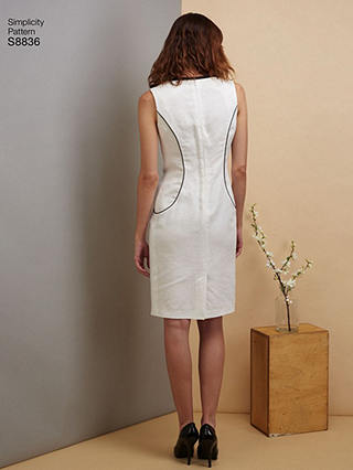 Simplicity Women's Bodycon Dress, 8836, H5