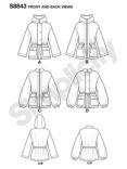 Simplicity Women's Jacket Sewing Pattern, 8843