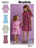 Simplicity Children's Dresses Sewing Pattern, 8853