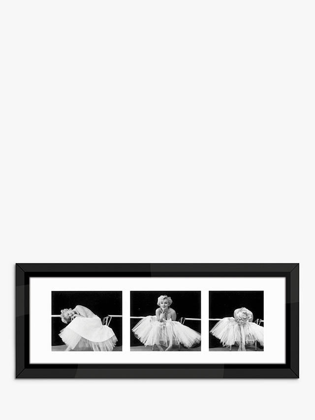 Marilyn Monroe - Ballerina Triptych Framed Prints & Mount, 43 x 105cm